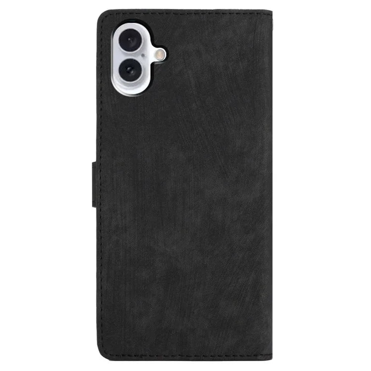 For iPhone 16 Case Wallet Shockproof PU Leather Phone Cover