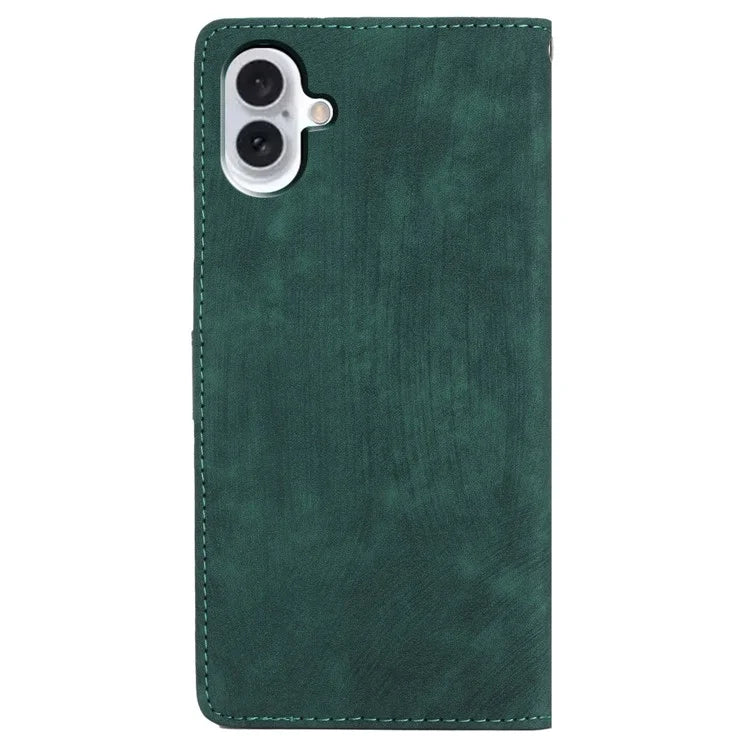 For iPhone 16 Case Wallet Shockproof PU Leather Phone Cover