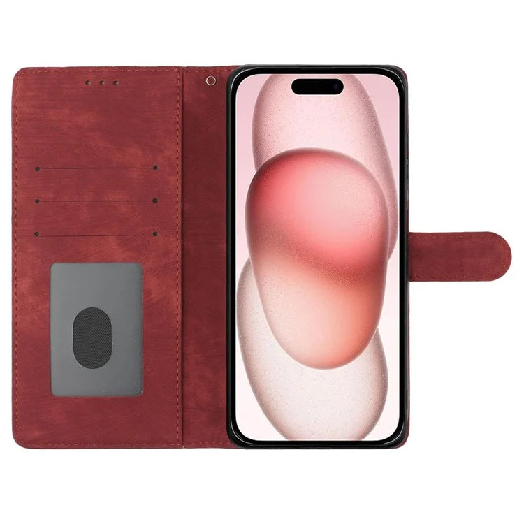 For iPhone 16 Case Wallet Shockproof PU Leather Phone Cover