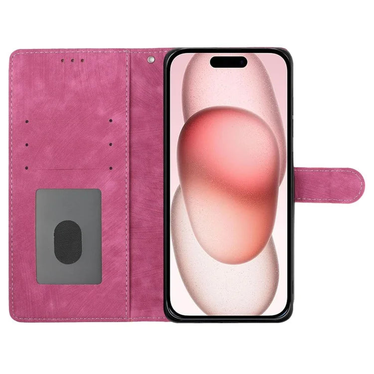 For iPhone 16 Case Wallet Shockproof PU Leather Phone Cover