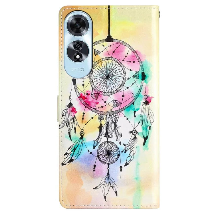 For Oppo A60 4G Wallet Case Pattern Print Flip PU Leather Phone Cover