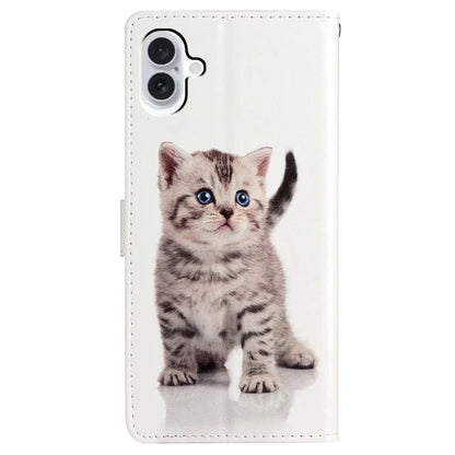 For iPhone 16 Case Card Slots Wallet Pattern Print PU Leather Phone Cover