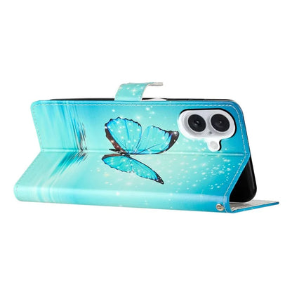 For iPhone 16 Case Card Slots Wallet Pattern Print PU Leather Phone Cover
