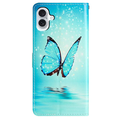 For iPhone 16 Case Card Slots Wallet Pattern Print PU Leather Phone Cover