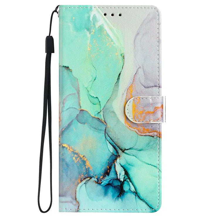 For iPhone 16 Case Card Slots Wallet Pattern Print PU Leather Phone Cover