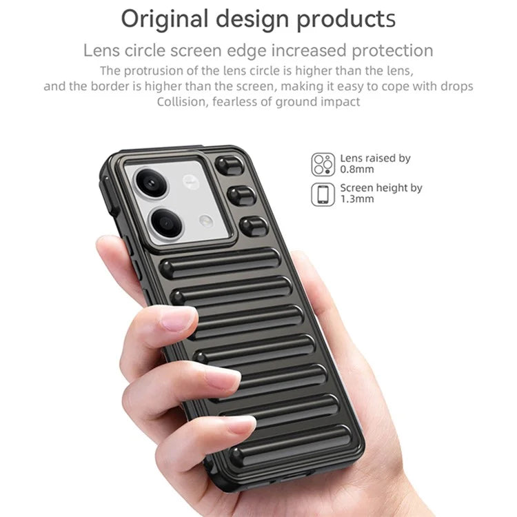 Capsule Series for Xiaomi Redmi Note 13 Pro 5G / Poco X6 5G Case Soft TPU Ribbed Phone Cover