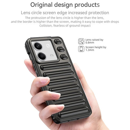 Capsule Series for Xiaomi Redmi Note 13 Pro 5G / Poco X6 5G Case Soft TPU Ribbed Phone Cover