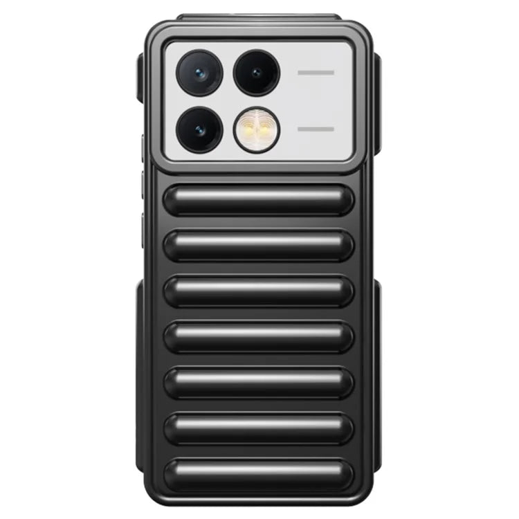 Capsule Series for Xiaomi Redmi K70E 5G / Poco X6 Pro 5G Case TPU Ribbed Anti-Drop Phone Cover