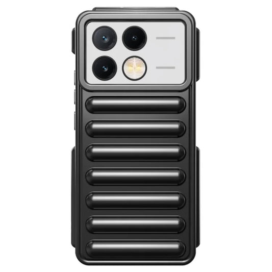 Capsule Series for Xiaomi Redmi K70E 5G / Poco X6 Pro 5G Case TPU Ribbed Anti-Drop Phone Cover