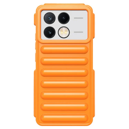 Capsule Series for Xiaomi Redmi K70E 5G / Poco X6 Pro 5G Case TPU Ribbed Anti-Drop Phone Cover