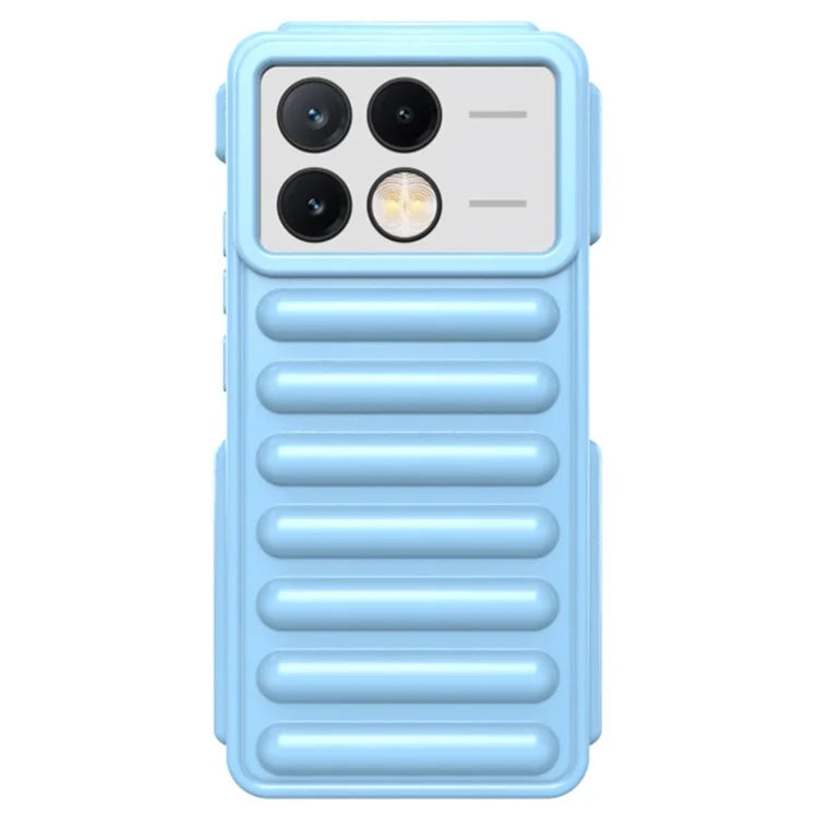 Capsule Series for Xiaomi Redmi K70E 5G / Poco X6 Pro 5G Case TPU Ribbed Anti-Drop Phone Cover