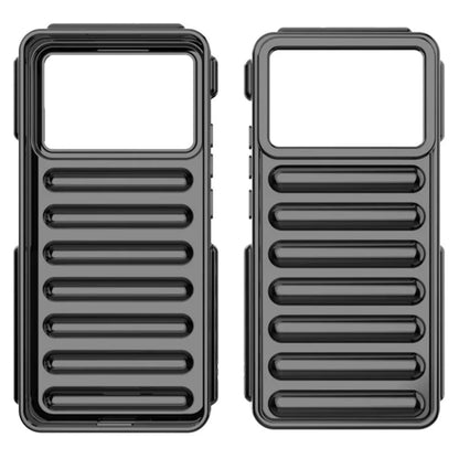 Capsule Series for Xiaomi Redmi K70E 5G / Poco X6 Pro 5G Case TPU Ribbed Anti-Drop Phone Cover