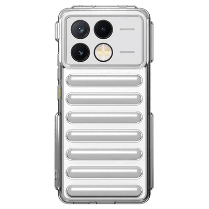 Capsule Series for Xiaomi Redmi K70E 5G / Poco X6 Pro 5G Case TPU Ribbed Anti-Drop Phone Cover
