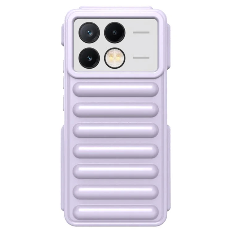 Capsule Series for Xiaomi Redmi K70E 5G / Poco X6 Pro 5G Case TPU Ribbed Anti-Drop Phone Cover