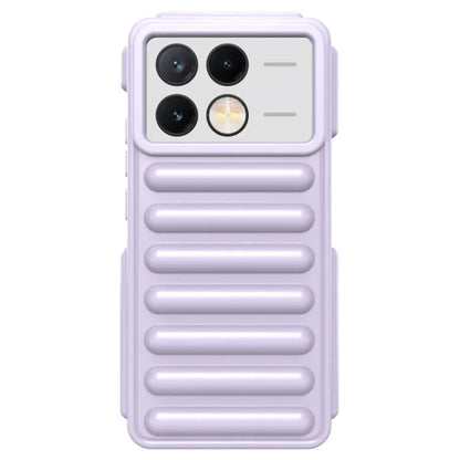 Capsule Series for Xiaomi Redmi K70E 5G / Poco X6 Pro 5G Case TPU Ribbed Anti-Drop Phone Cover