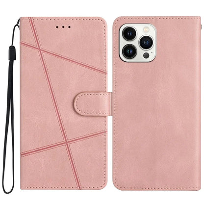For iPhone 16 Pro Max Case Crazy Horse Texture PU Leather Wallet Stand Phone Cover