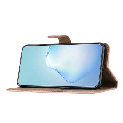 For iPhone 16 Pro Max Case Crazy Horse Texture PU Leather Wallet Stand Phone Cover