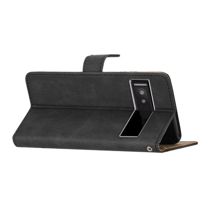 For Google Pixel 8a Case Stand Wallet Leather Phone Cover Crazy Horse Texture