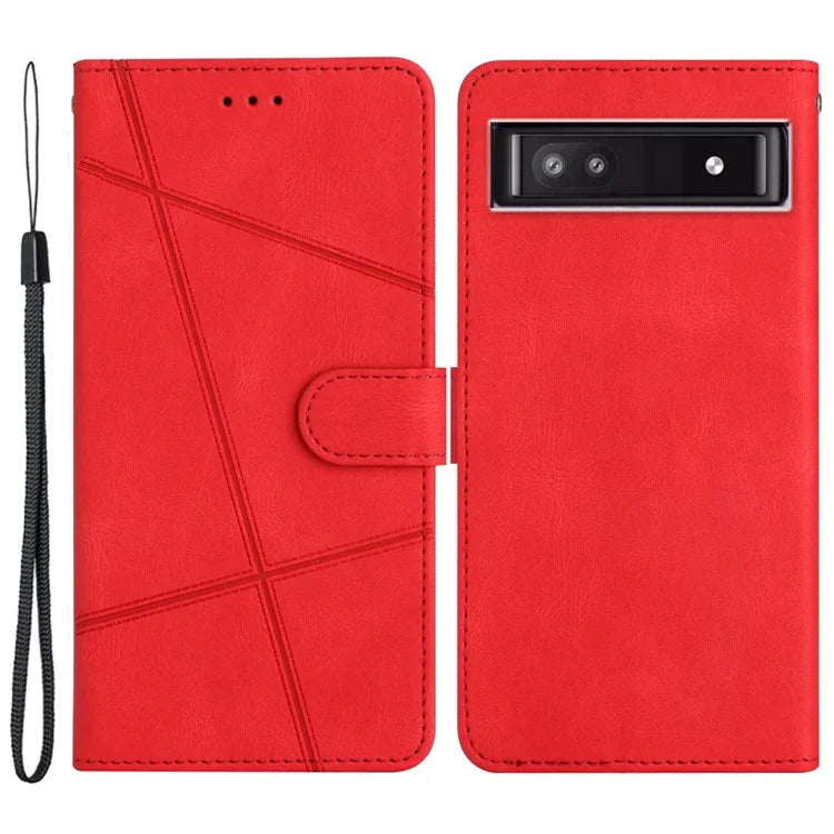 For Google Pixel 8a Case Stand Wallet Leather Phone Cover Crazy Horse Texture