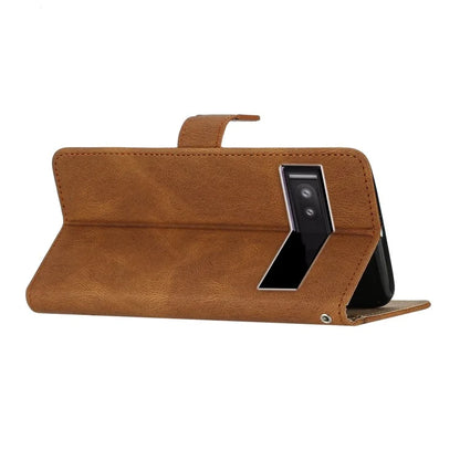 For Google Pixel 8a Case Stand Wallet Leather Phone Cover Crazy Horse Texture