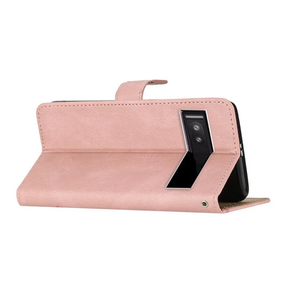 For Google Pixel 8a Case Stand Wallet Leather Phone Cover Crazy Horse Texture