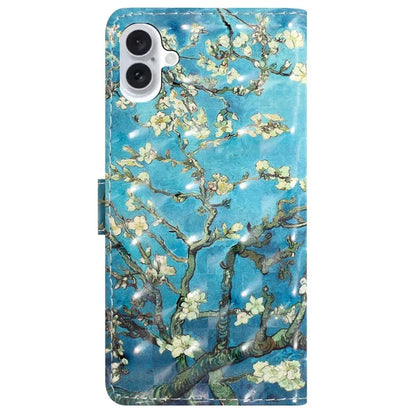 For iPhone 16 Plus Case PU Leather 3D Pattern Printing Wallet Phone Cover