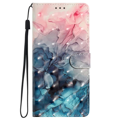 For iPhone 16 Plus Case PU Leather 3D Pattern Printing Wallet Phone Cover