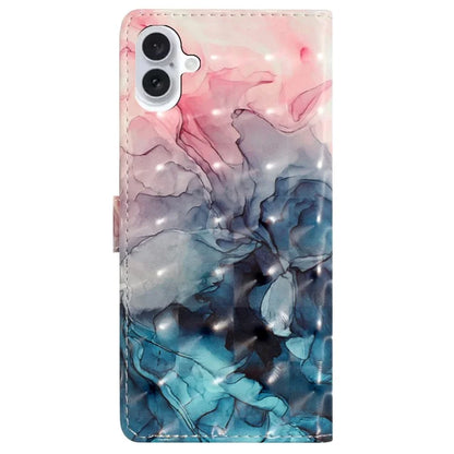 For iPhone 16 Plus Case PU Leather 3D Pattern Printing Wallet Phone Cover