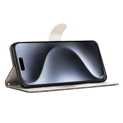For iPhone 16 Pro Case 3D Pattern Print Leather Wallet Flip Phone Cover