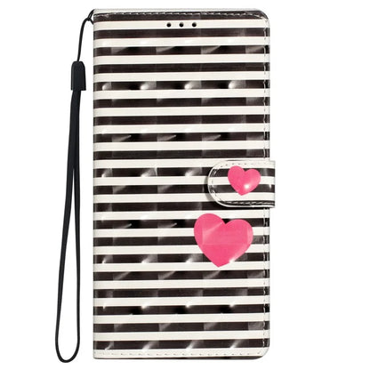 For iPhone 16 Pro Case 3D Pattern Print Leather Wallet Flip Phone Cover