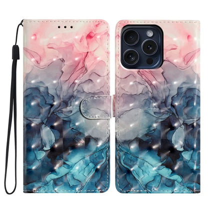 For iPhone 16 Pro Max Case Card Slots Wallet Phone Leather Cover Pattern Printing