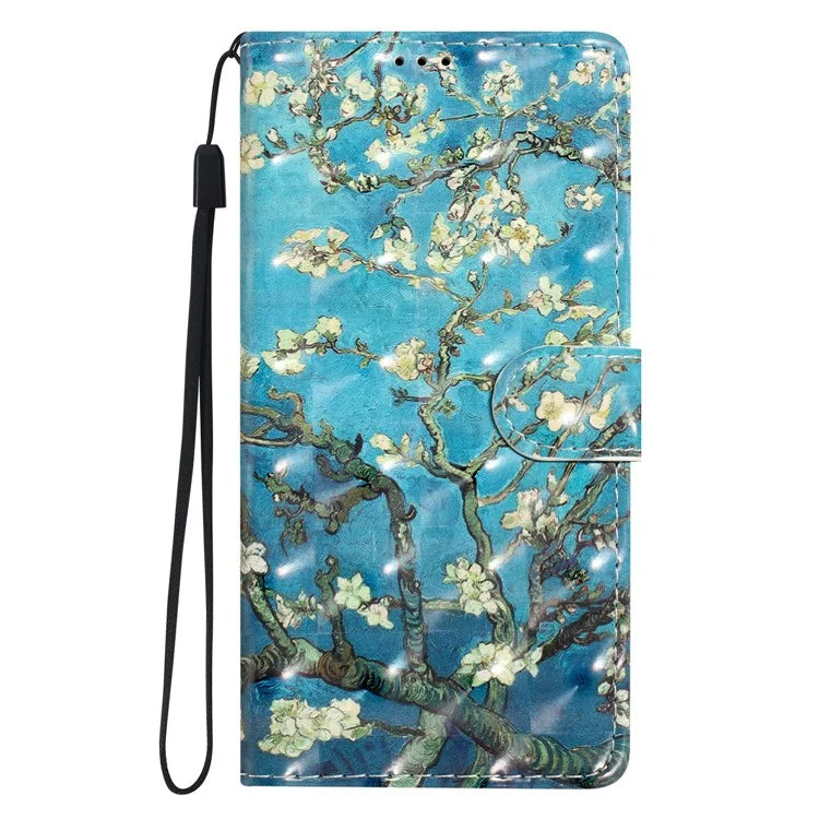 For Google Pixel 8a Case Card Slots Pattern Printing PU Leather Phone Cover