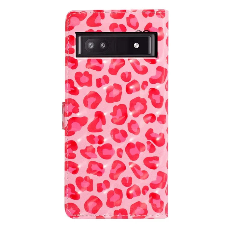 For Google Pixel 8a Case Card Slots Pattern Printing PU Leather Phone Cover