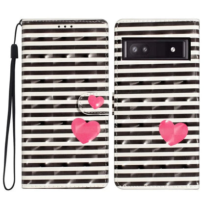 For Google Pixel 8a Case Card Slots Pattern Printing PU Leather Phone Cover