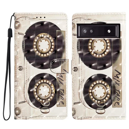 For Google Pixel 8a Case Card Slots Pattern Printing PU Leather Phone Cover