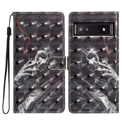 For Google Pixel 8a Case Card Slots Pattern Printing PU Leather Phone Cover