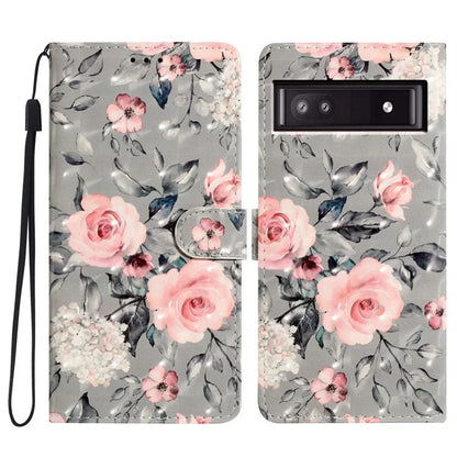 For Google Pixel 8a Case Card Slots Pattern Printing PU Leather Phone Cover
