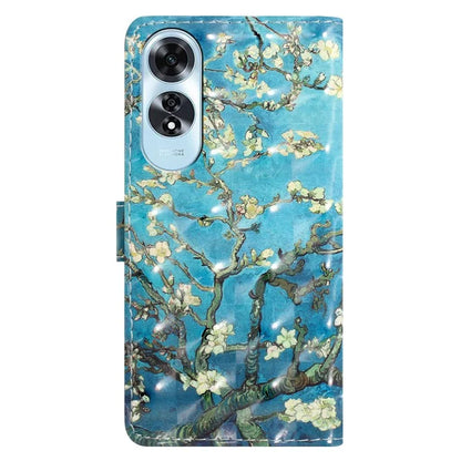 For Oppo A60 4G Case 3D Pattern Stand Leather Phone Cover with Card Slots Holder