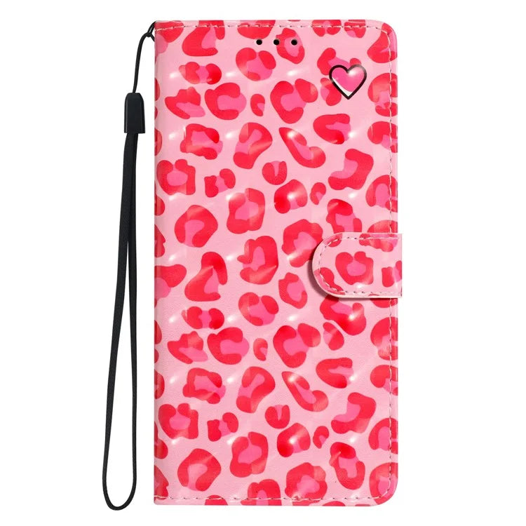 For Oppo A60 4G Case 3D Pattern Stand Leather Phone Cover with Card Slots Holder