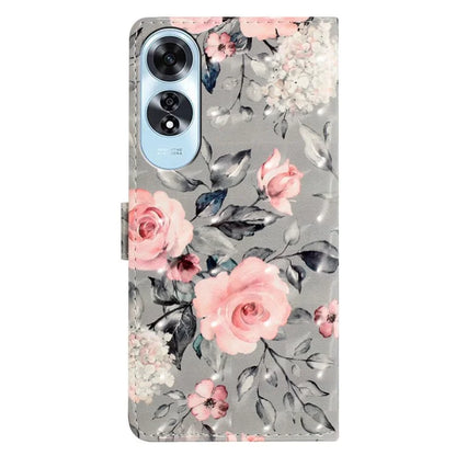 For Oppo A60 4G Case 3D Pattern Stand Leather Phone Cover with Card Slots Holder