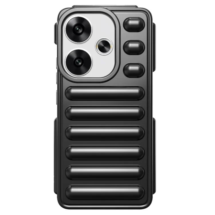 Capsule Series for Xiaomi Redmi Turbo 3 5G / Poco F6 5G TPU Case Ribbed Phone Back Cover