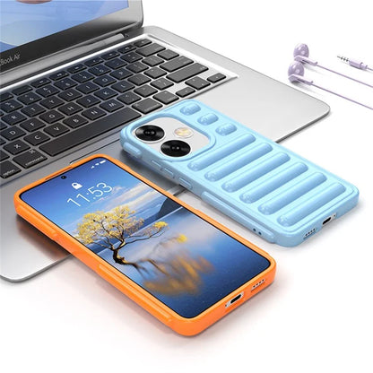 Capsule Series for Xiaomi Redmi Turbo 3 5G / Poco F6 5G TPU Case Ribbed Phone Back Cover