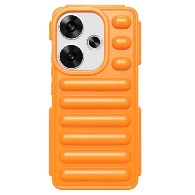 Capsule Series for Xiaomi Redmi Turbo 3 5G / Poco F6 5G TPU Case Ribbed Phone Back Cover