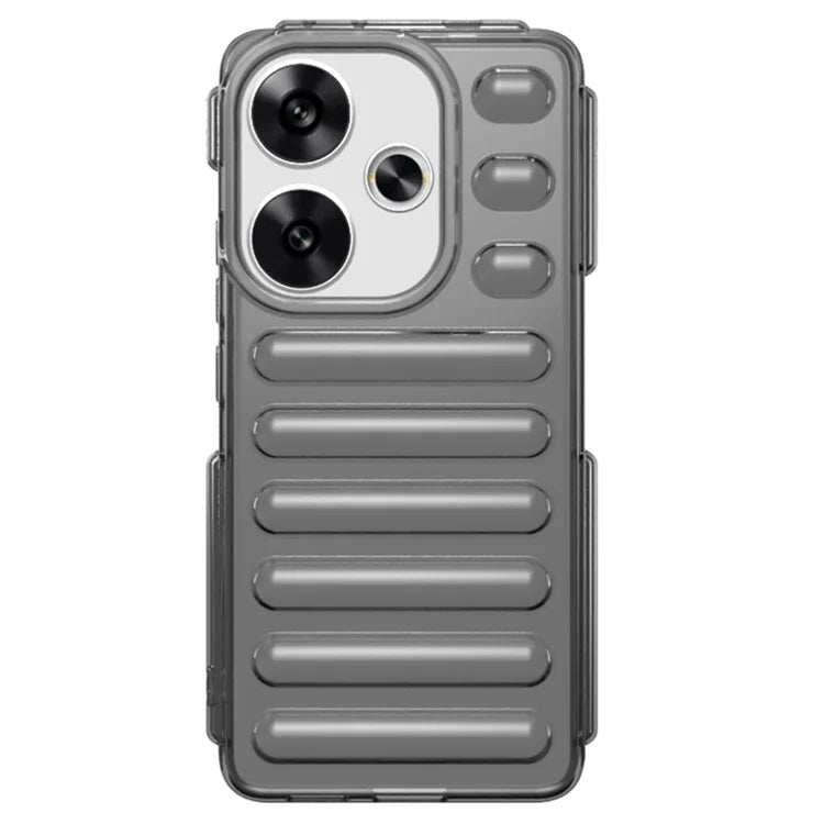Capsule Series for Xiaomi Redmi Turbo 3 5G / Poco F6 5G TPU Case Ribbed Phone Back Cover
