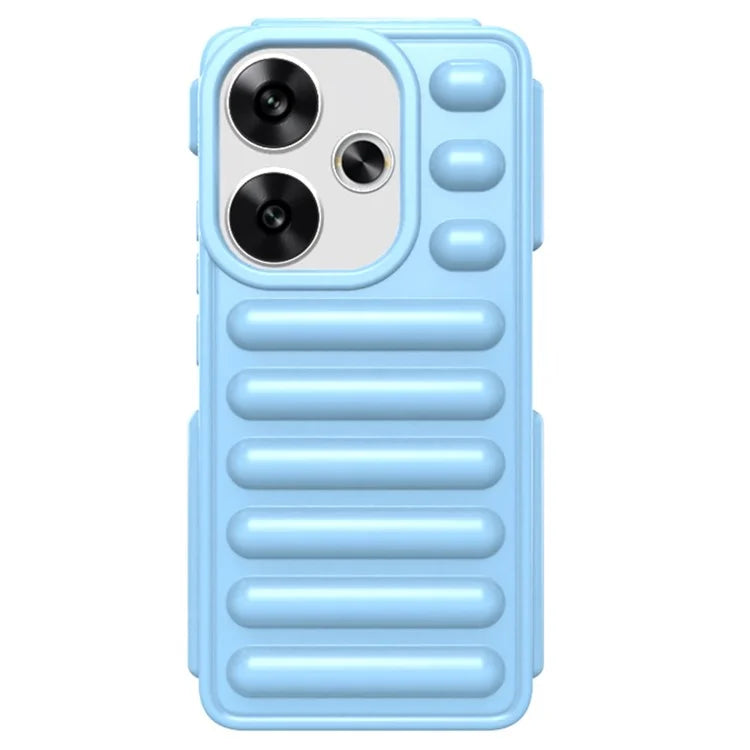 Capsule Series for Xiaomi Redmi Turbo 3 5G / Poco F6 5G TPU Case Ribbed Phone Back Cover