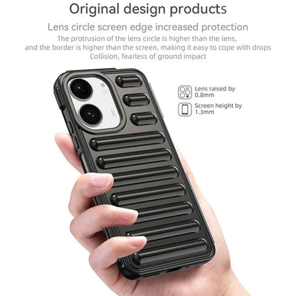 Capsule Series for Xiaomi Redmi 13C 4G / 5G / 13R 5G / Poco M6 5G / Poco C65 4G TPU Case Ribbed Back Phone Cover