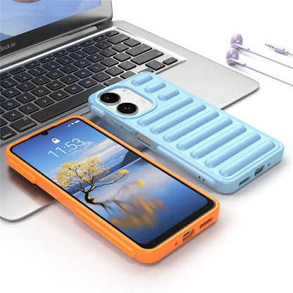 Capsule Series for Xiaomi Redmi 13C 4G / 5G / 13R 5G / Poco M6 5G / Poco C65 4G TPU Case Ribbed Back Phone Cover