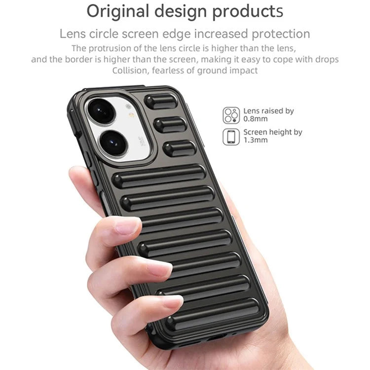 Capsule Series for Xiaomi Redmi 13C 4G / 5G / 13R 5G / Poco M6 5G / Poco C65 4G TPU Case Ribbed Back Phone Cover