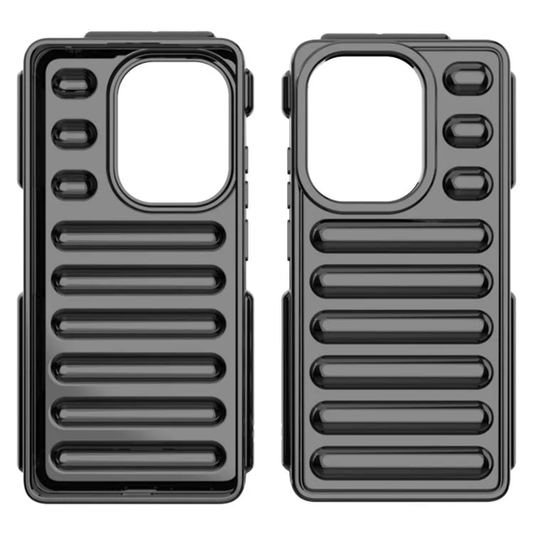 Capsule Series for Xiaomi Redmi Note 13 Pro 4G / Poco M6 Pro 4G Case TPU Rugged Ribbed Phone Cover