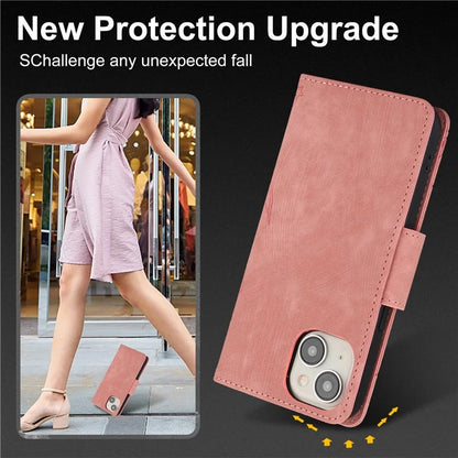 SY-001 For iPhone 15 Case Flip Wallet Shockproof Leather Phone Cover with Wrist Strap